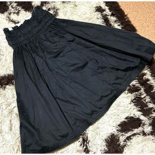 ワイズ(Y's)のy's black cotton skirt(ロングスカート)