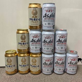 【アサヒビール】ドライクリスタル・アサヒ生ビールマルエフ　飲み比べ12本セット(ビール)