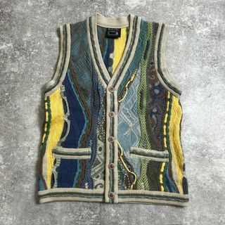 クージー(COOGI)の90's COOGI クージー 3Dニットベスト オーストラリア製  M(ニット/セーター)