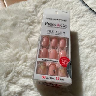 キスニューヨーク(KISS NEWYORK)のPress&GO ネイルチップ　30Nail tips 12sizes(つけ爪/ネイルチップ)