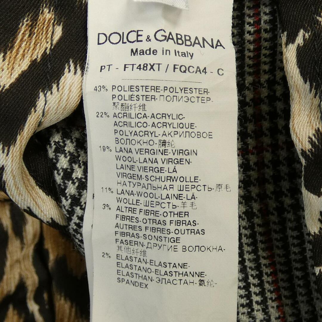 DOLCE&GABBANA(ドルチェアンドガッバーナ)のドルチェアンドガッバーナ DOLCE&GABBANA パンツ レディースのパンツ(その他)の商品写真
