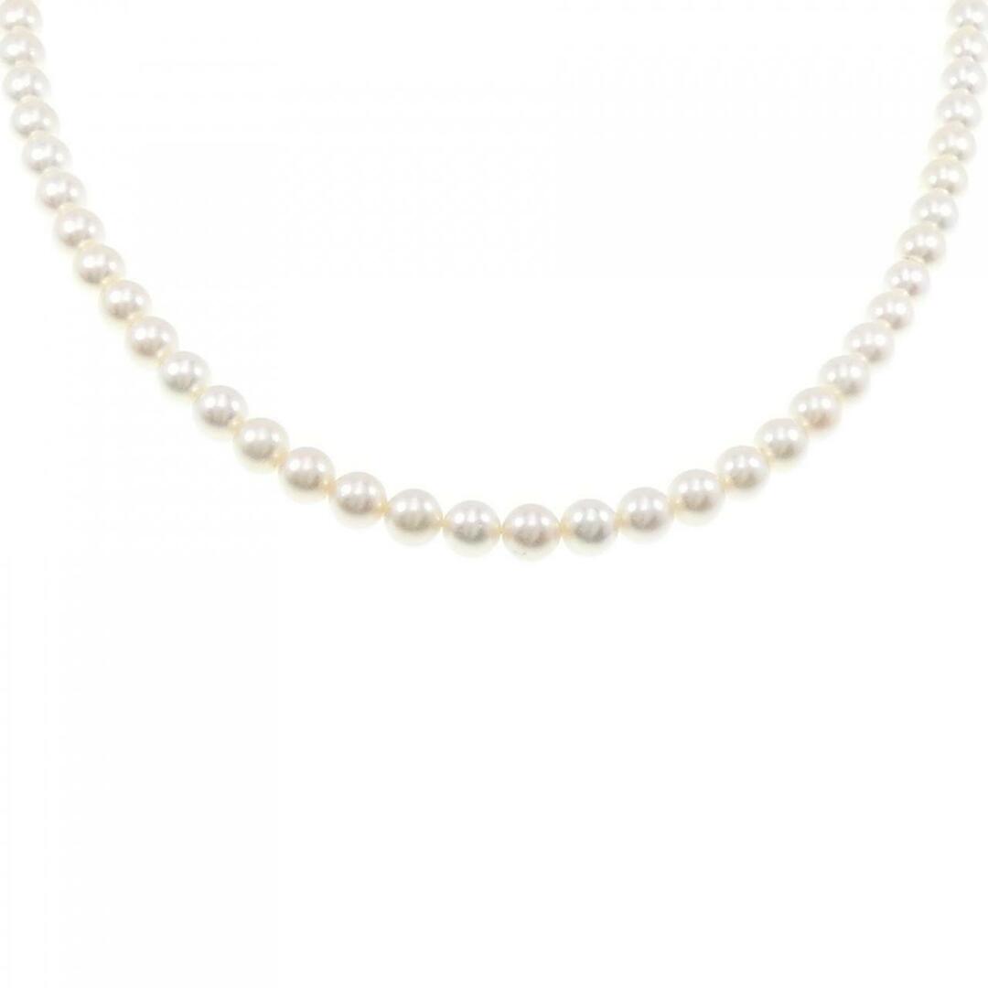 シルバークラスプ アコヤパール ネックレス 6.5-7mm