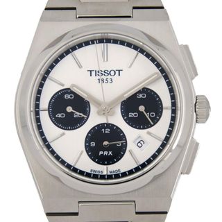 ティソ(TISSOT)の【新品】ティソ PRXオートマティッククロノグラフ T137.427.11.011.01 SS 自動巻(腕時計(アナログ))