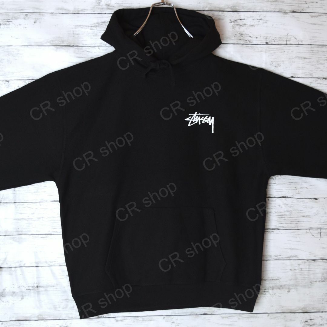 STUSSY(ステューシー)の【ステューシー】正規・新品タグ　ダイス　ブラック　M　パーカー メンズのトップス(パーカー)の商品写真