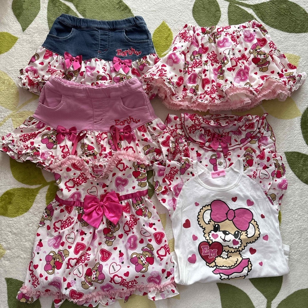 EARTHMAGIC(アースマジック)の♡ kirari様　専用♡ キッズ/ベビー/マタニティのキッズ服女の子用(90cm~)(スカート)の商品写真