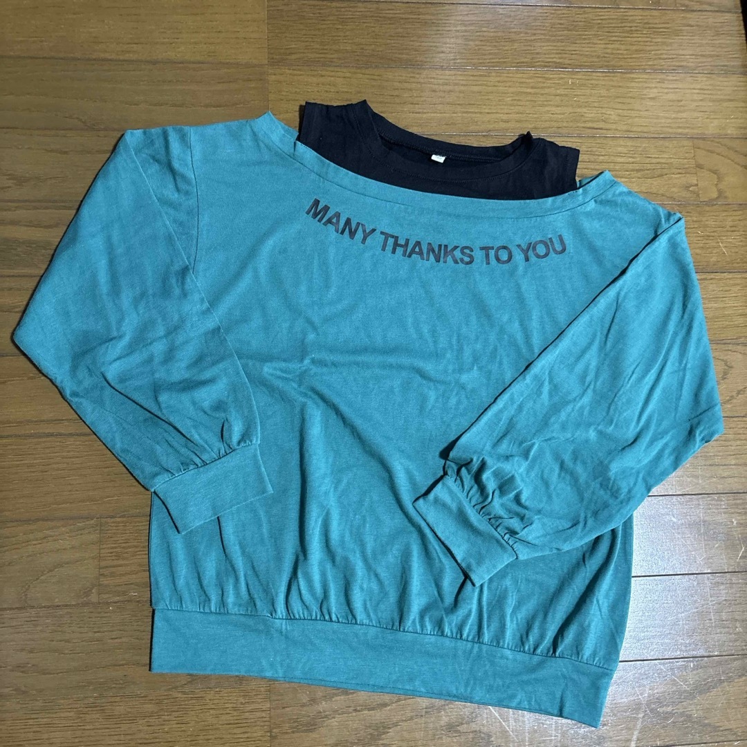 160cm 長袖　Tシャツ　ロンT キッズ/ベビー/マタニティのキッズ服女の子用(90cm~)(Tシャツ/カットソー)の商品写真