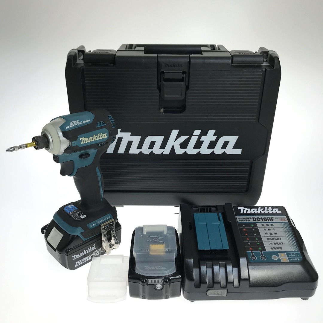 Makita(マキタ)の##MAKITA マキタ 充電式インパクトドライバ 18V TD171DRX ブルー 充電器・充電池2個・ケース付 インテリア/住まい/日用品のインテリア/住まい/日用品 その他(その他)の商品写真