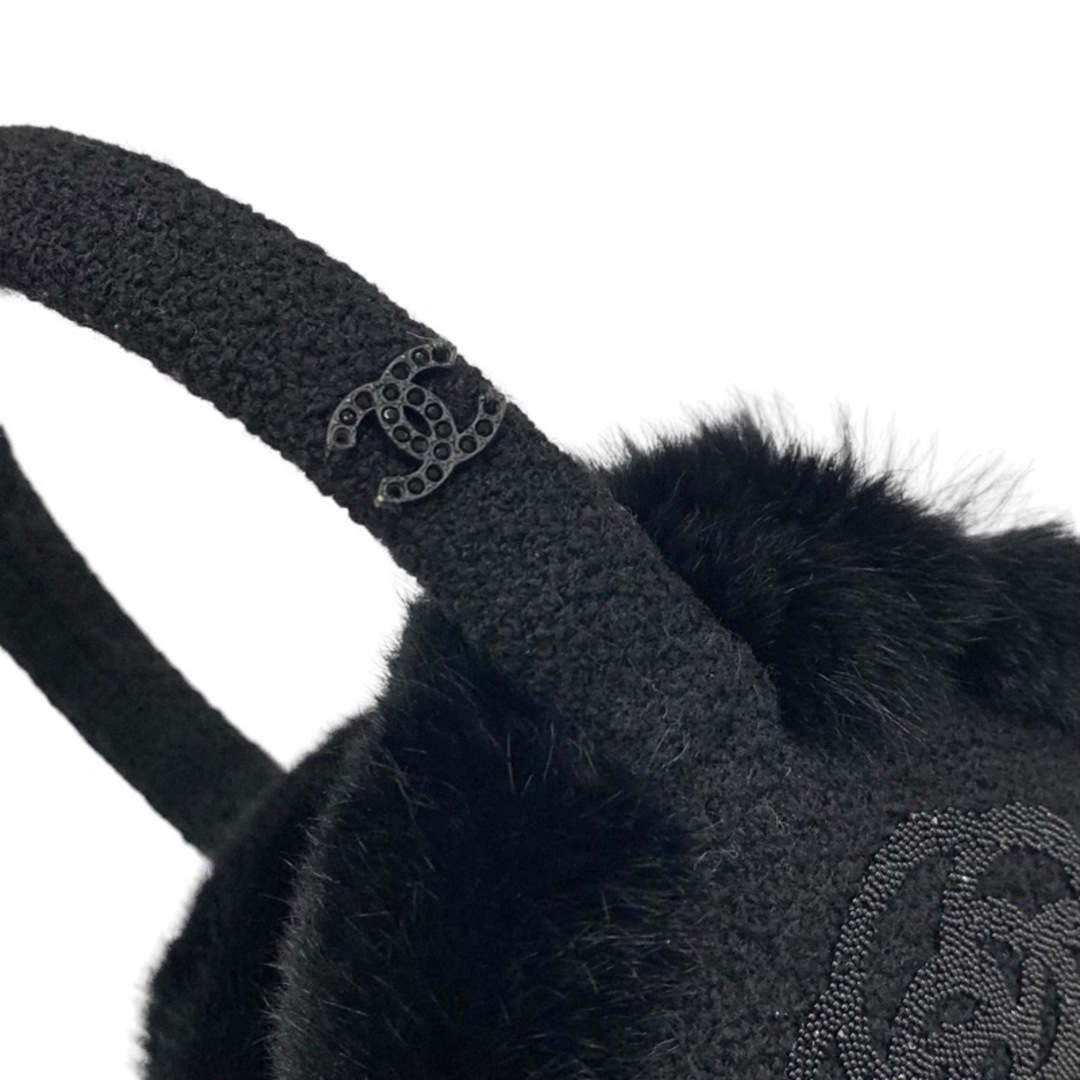 CHANEL - シャネル CHANEL イヤーマフ ココマーク カメリア CHANEL - シャネル CHANEL イヤーマフ ココマーク カメリア