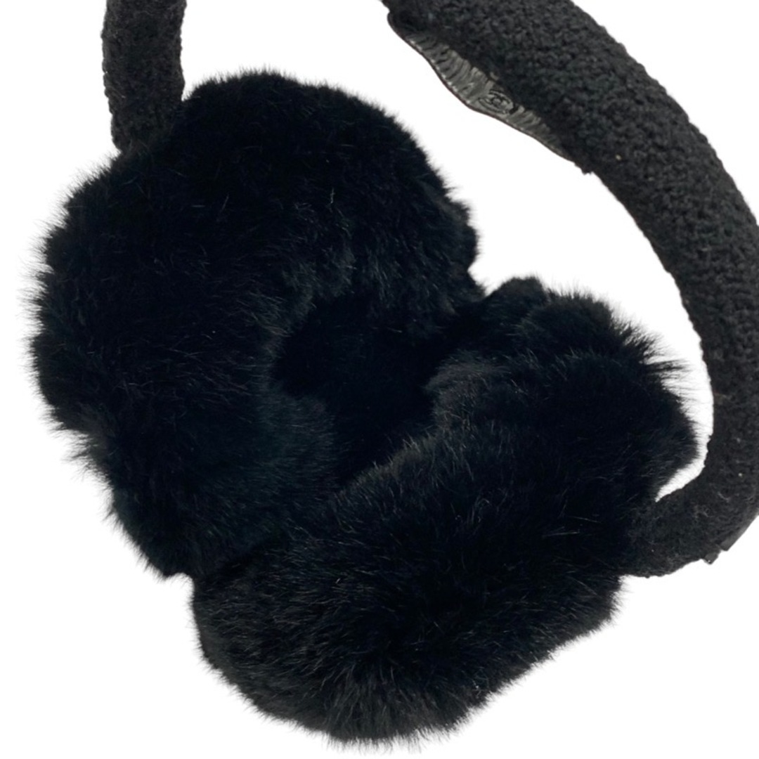 CHANEL - シャネル CHANEL イヤーマフ ココマーク カメリア CHANEL - シャネル CHANEL イヤーマフ ココマーク カメリア