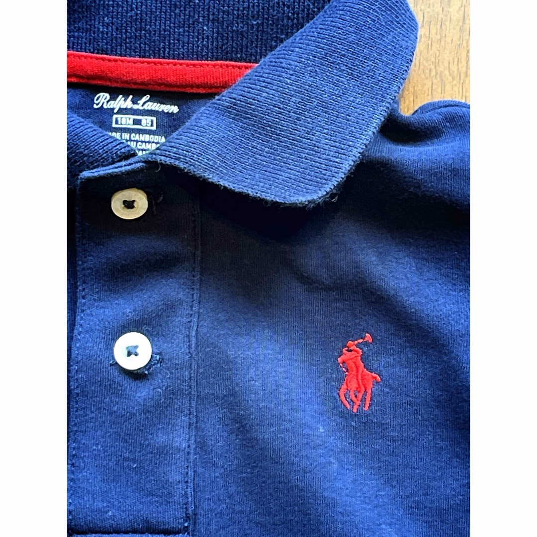 Ralph Lauren(ラルフローレン)のラルフローレン　ポロシャツ　ロンパース キッズ/ベビー/マタニティのベビー服(~85cm)(ロンパース)の商品写真