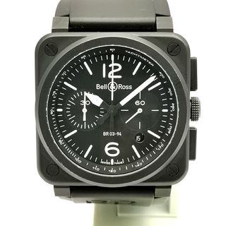 ベルアンドロス(Bell & Ross)の美品 Bell&Ross ベルアンドロス BR03-94 クロノグラフ AT時計(腕時計(アナログ))