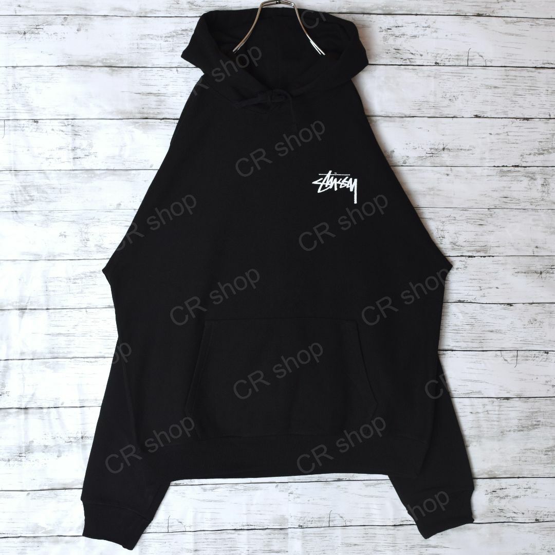 STUSSY(ステューシー)の【ステューシー】正規・新品タグ　ダイス　ブラック　XL　パーカー メンズのトップス(パーカー)の商品写真