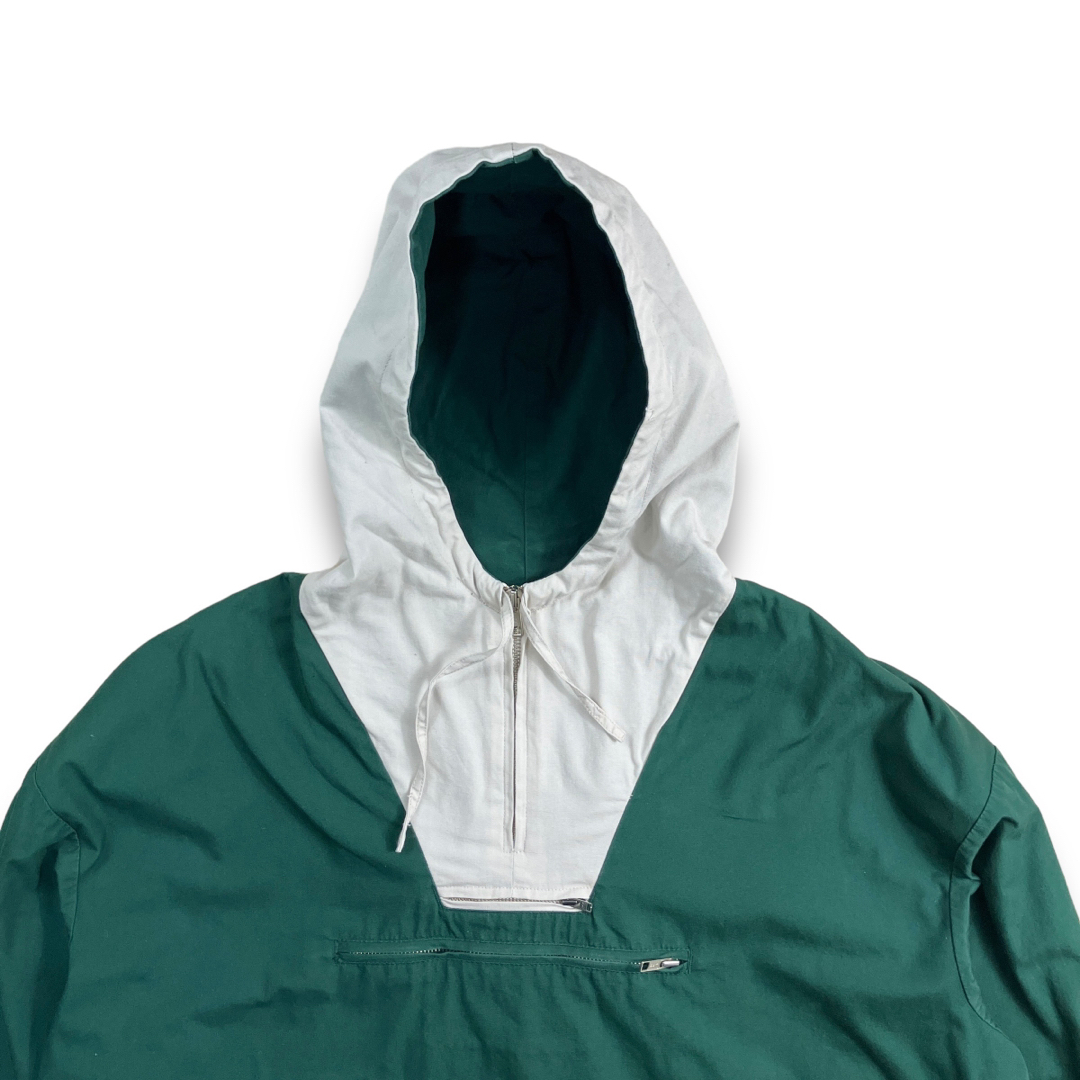 J.Crew - 90s J.CREW ツートンコットンアノラックパーカー J.Crew - 90s J.CREW ツートンコットンアノラックパーカー