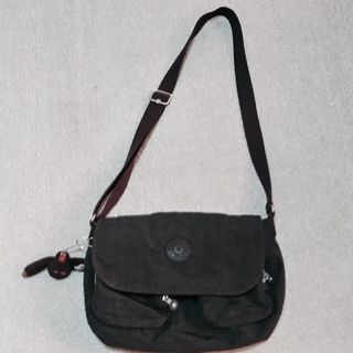 キプリング(kipling)のKIPLING　ショルダーバッグ　黒(ショルダーバッグ)