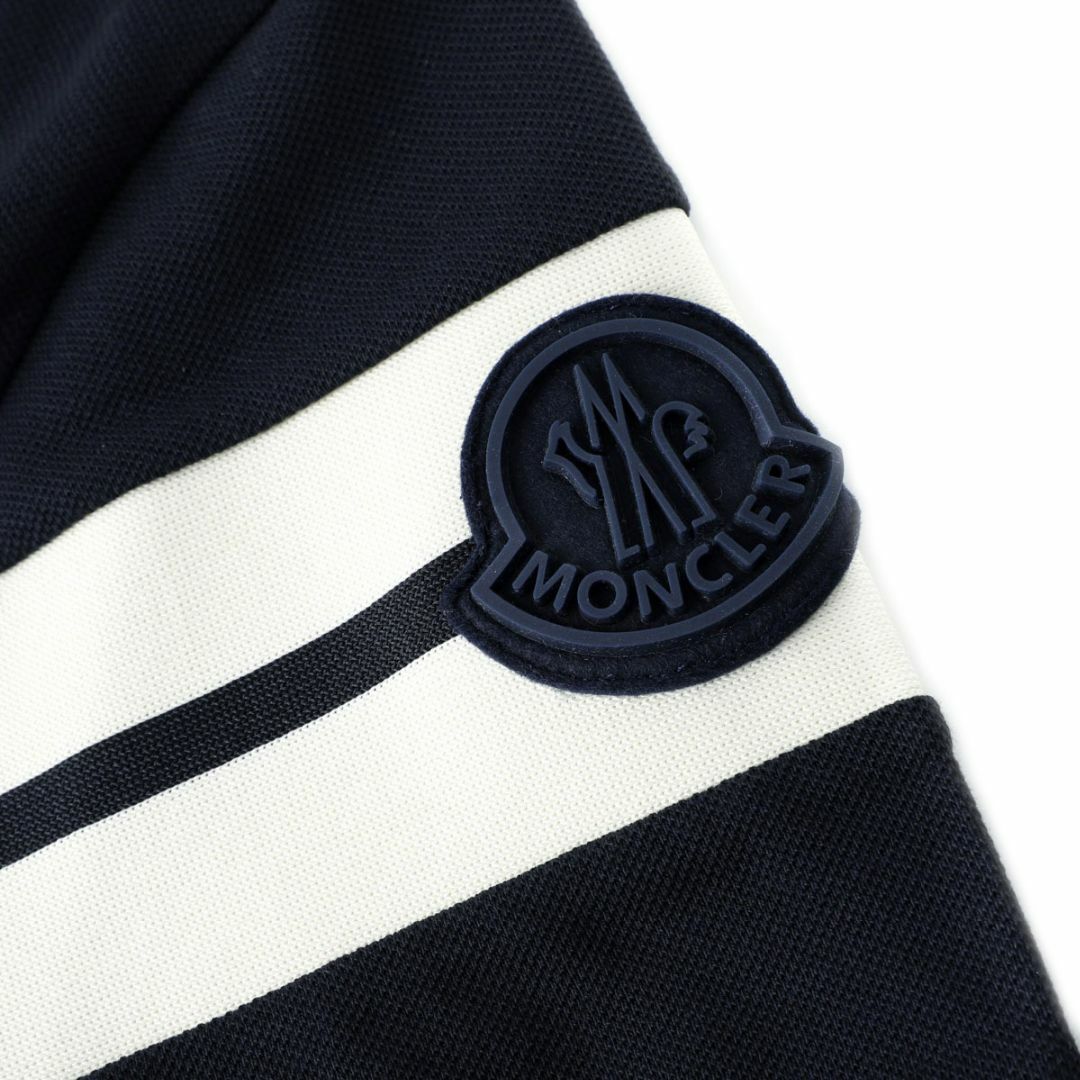 MONCLER(モンクレール)の送料無料 96 MONCLER モンクレール 8A00002 84556 ダークネイビー ポロシャツ 半袖 size S メンズのトップス(ポロシャツ)の商品写真