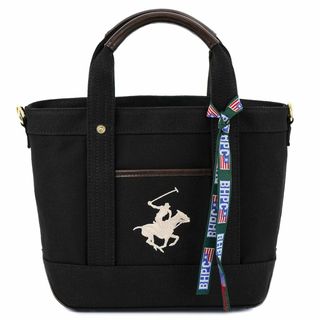 ビバリーヒルズポロクラブ(BEVERLY HILLS POLO CLUB（BHPC）)のトートバッグ ビバリーヒルズポロクラブ XSサイズ ブラック×ホワイト(トートバッグ)