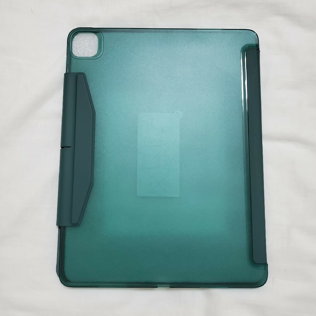 【最終値下げ】ESR iPad ケース 半透明 スタンドケース 留め具 グリーン スマホ/家電/カメラのスマホアクセサリー(iPadケース)の商品写真