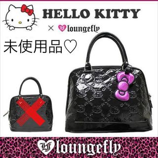 サンリオ(サンリオ)の【未使用品♡レア】Loungefly×HelloKitty エナメルバック　旅行(ハンドバッグ)