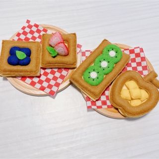 パン屋さん  街のベーカリー屋さん  フェルトままごと ハンドメイド(その他)