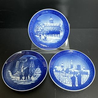 ロイヤルコペンハーゲン(ROYAL COPENHAGEN)のロイヤルコペンハーゲン　イヤープレート　3枚セット(食器)