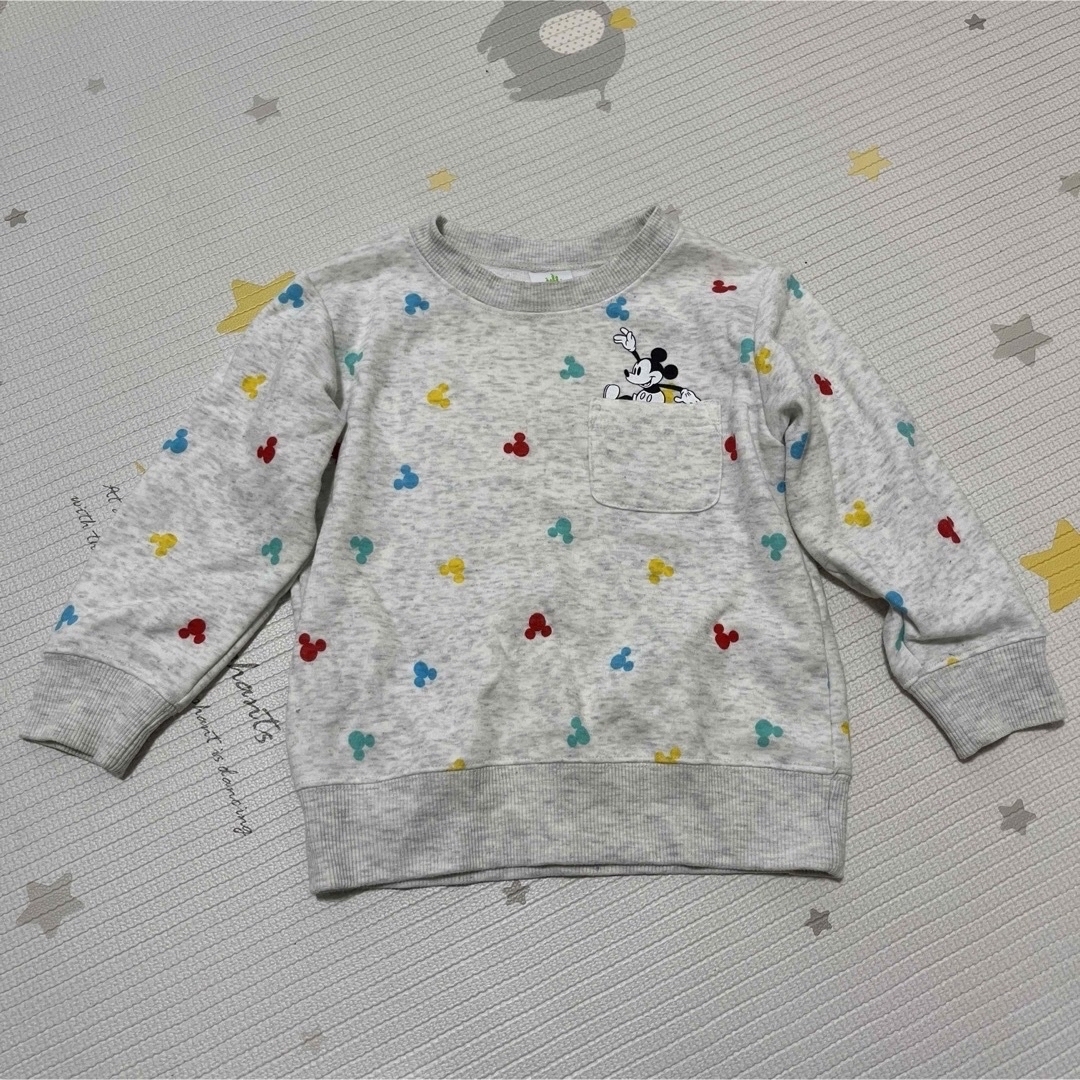 mou jon jon(ムージョンジョン)の90センチ　裏起毛トレーナー　3枚セット キッズ/ベビー/マタニティのキッズ服男の子用(90cm~)(ニット)の商品写真