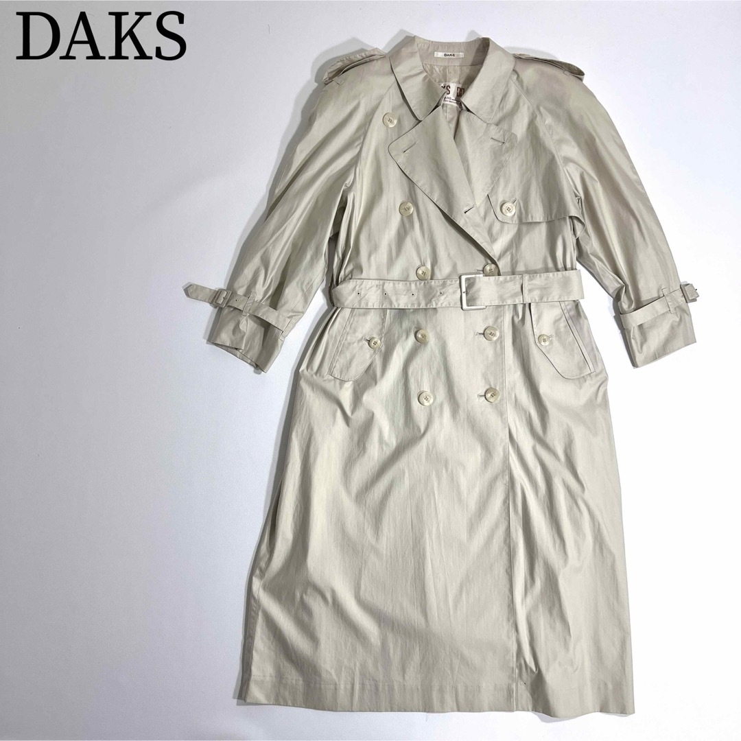 DAKS(ダックス)のDAKS ダックス　トレンチコート　スプリングコート　アウター レディースのジャケット/アウター(トレンチコート)の商品写真