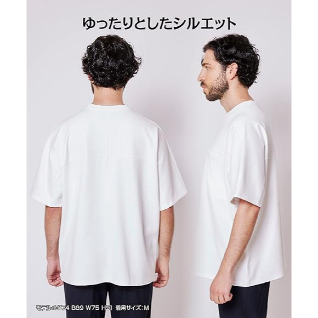 Tシャツ ブラック メンズ ゆったり Sサイズ 無地 快適 透けない メンズのトップス(Tシャツ/カットソー(半袖/袖なし))の商品写真