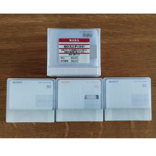 ムジルシリョウヒン(MUJI (無印良品))のMD ミニディスク新品5枚+3枚　無印(その他)