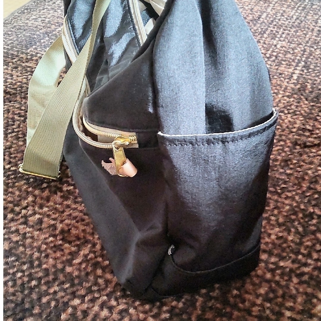 Kaepa(ケイパ)のKaepa 2way バッグ  ( ブラック × ベージュ ) レディースのバッグ(ショルダーバッグ)の商品写真