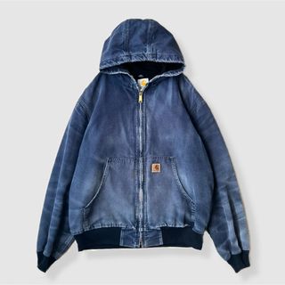 値下げ交渉専門店ASKカーハート　carhartt リフレクター　ダックジャケット　2xl  ブルー