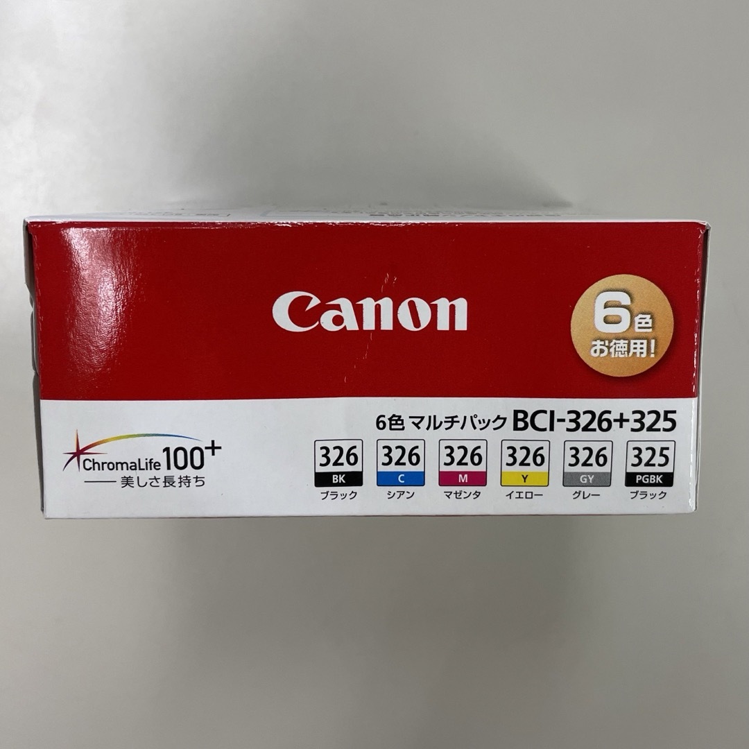 Canon(キヤノン)のCanon インクカートリッジ BCI-326+325/6MP インテリア/住まい/日用品のオフィス用品(その他)の商品写真