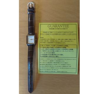 カシオ(CASIO)のカシオ時計　スクエア　レザーバンド(腕時計)