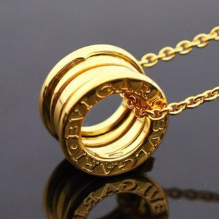 ブルガリ(BVLGARI)のブルガリ　ビー・ゼロワンイエローゴールドYG ネックレス　付属品箱付き(ネックレス)