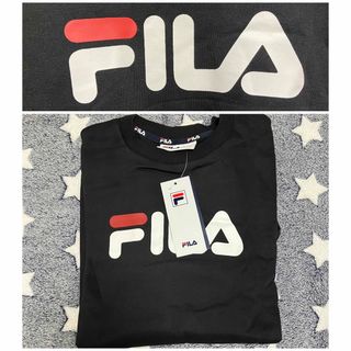 【フィラ】FILA トレーナー スウェット メンズ ロゴ入り ブラック系Mサブズ(スウェット)