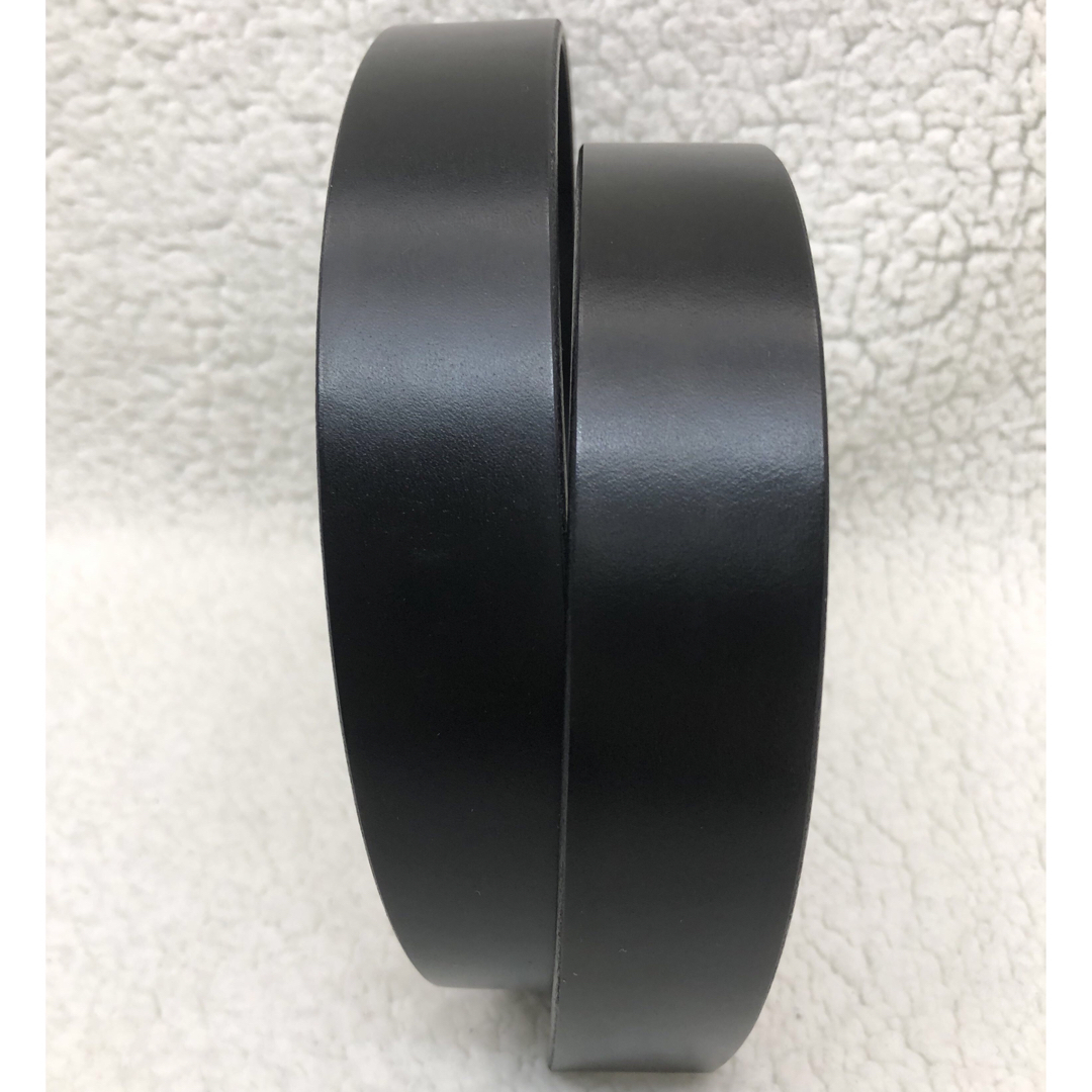 BURBERRY BLACK LABEL(バーバリーブラックレーベル)の美品　BURBERRY BLACK LABELバーバリー　レザーベルト幅32mm メンズのファッション小物(ベルト)の商品写真