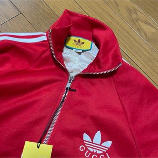 グッチ(Gucci)の専用⚫︎GUCCIadidas2点おまとめ⑴赤ジャケット⑵緑フーディジャケット(ブルゾン)