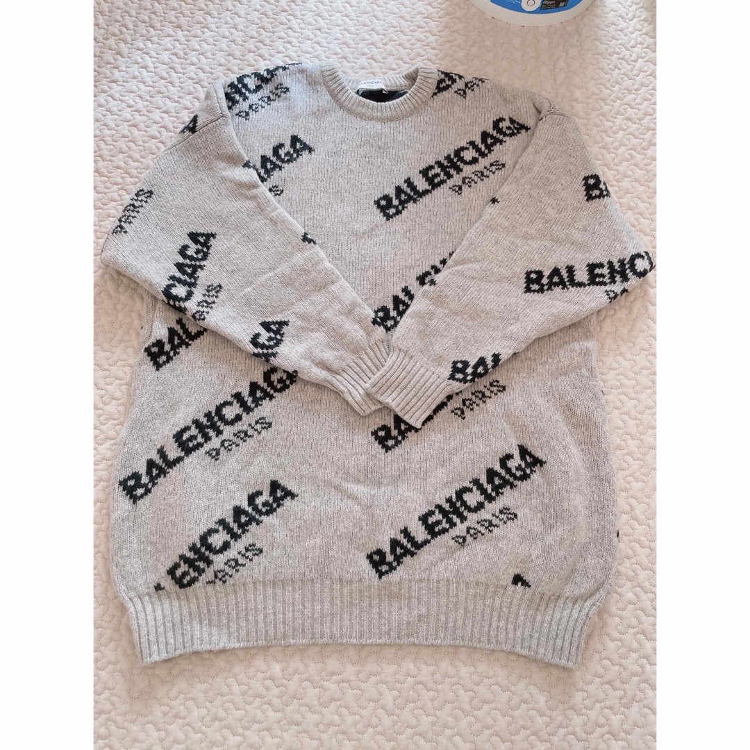 Balenciaga(バレンシアガ)のBALENCIAGA ニット グレー メンズのトップス(ニット/セーター)の商品写真