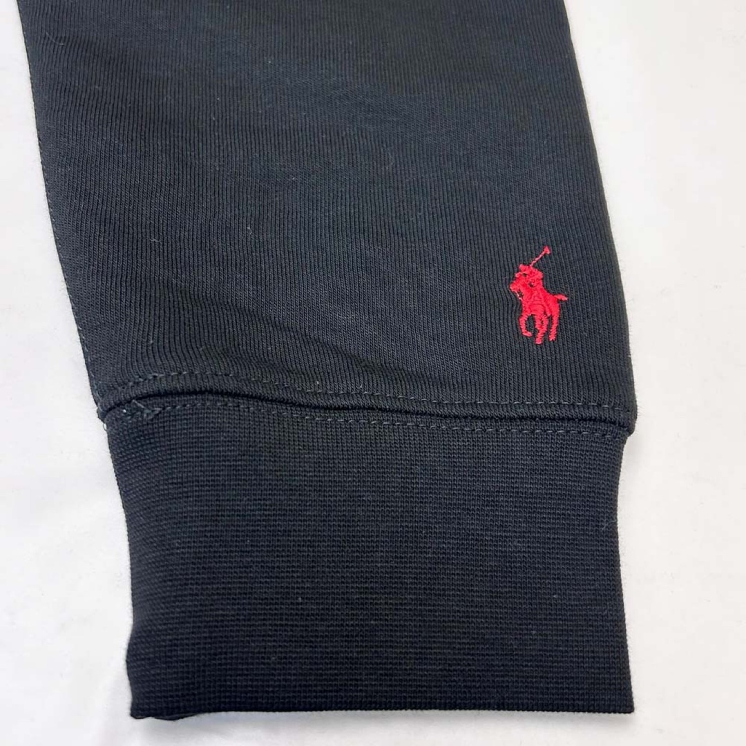 POLO RALPH LAUREN(ポロラルフローレン)の新品 わけあり ポロ ラルフローレン パーカー ブラック ボーイズ Mサイズ レディースのトップス(パーカー)の商品写真