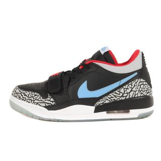 ナイキ(NIKE)のNIKE ナイキ サイズ:28.0cm AIR JORDAN LEGACY 312 LOW CHICAGO FLAG (CD7069-004) エアジョーダン レガシー 312 ロー シカゴ フラッグ 市旗 ブラック ウルフグレー US10 スニーカー シューズ 靴【メンズ】【中古】(スニーカー)