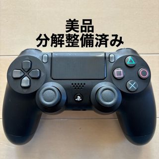 プレイステーション4(PlayStation4)の美品 SONY PS4 純正 コントローラー DUALSHOCK4 ブラック(家庭用ゲーム機本体)