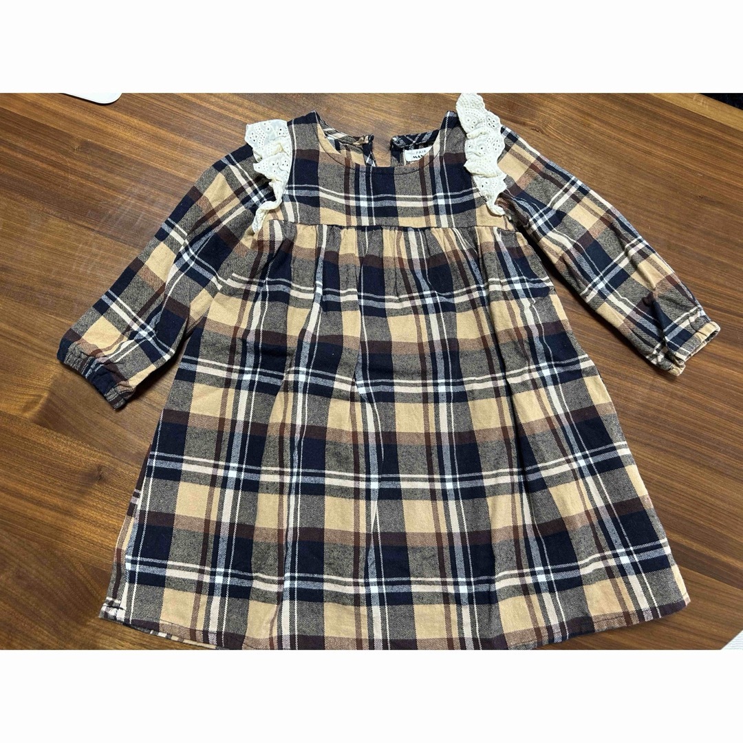 tetea tete、MANONワンピース90cm キッズ/ベビー/マタニティのキッズ服女の子用(90cm~)(ワンピース)の商品写真