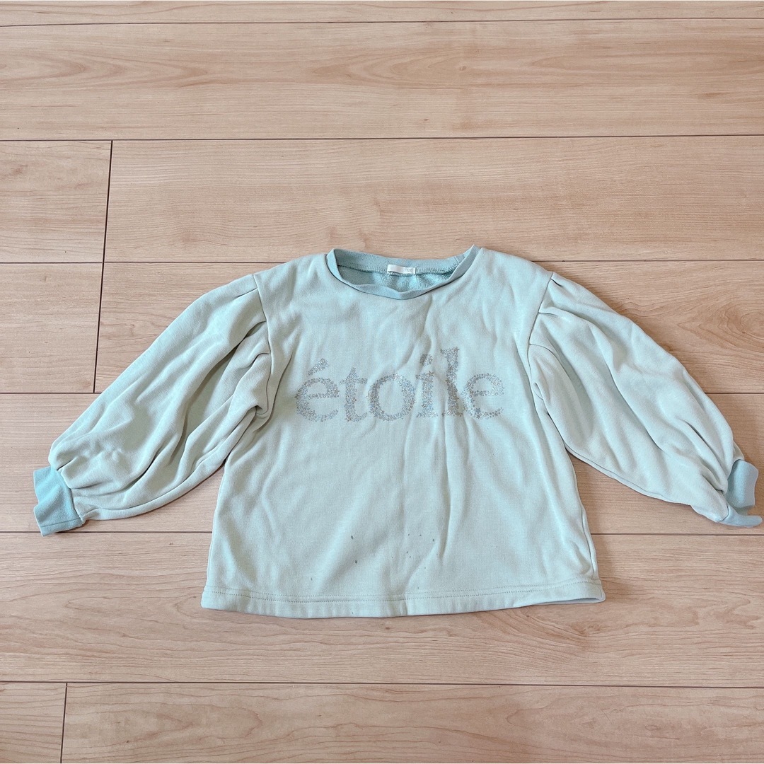 裏起毛　トレーナー キッズ/ベビー/マタニティのキッズ服女の子用(90cm~)(Tシャツ/カットソー)の商品写真