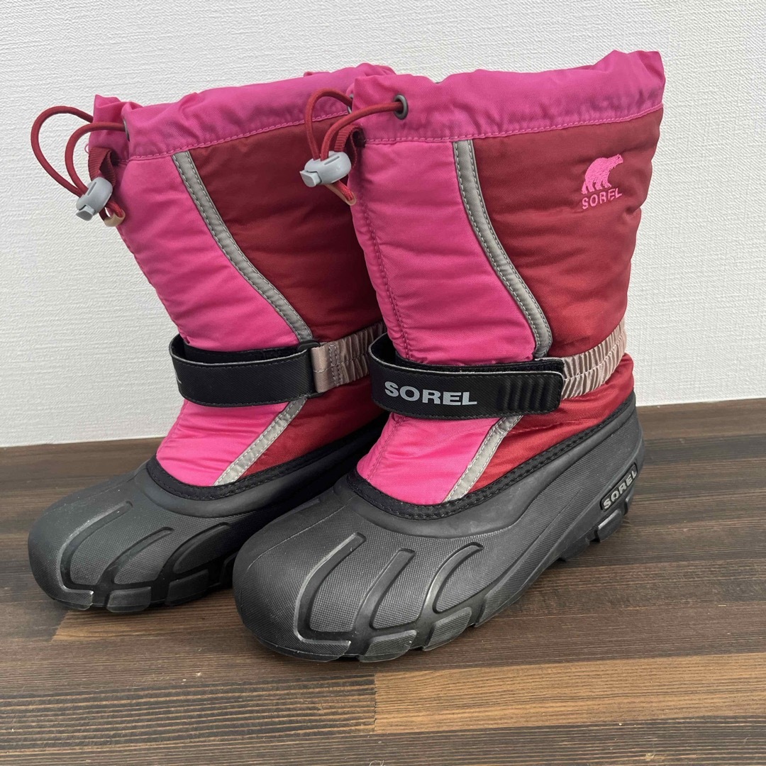 SOREL(ソレル)の【美品】　SOREL ソレル　22cm キッズ/ベビー/マタニティのキッズ靴/シューズ(15cm~)(ブーツ)の商品写真