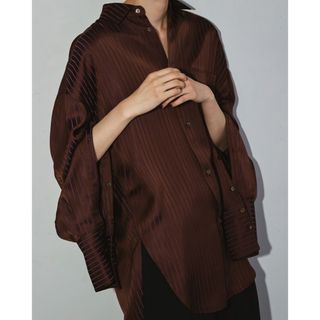 トゥデイフル(TODAYFUL)のTODAYFUL/Satinstripe Pocket Shirts /FREE(シャツ/ブラウス(長袖/七分))