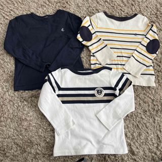 プチバトー(PETIT BATEAU)のプチバトー　マリニエール　カットソー　100㎝　110㎝(Tシャツ/カットソー)