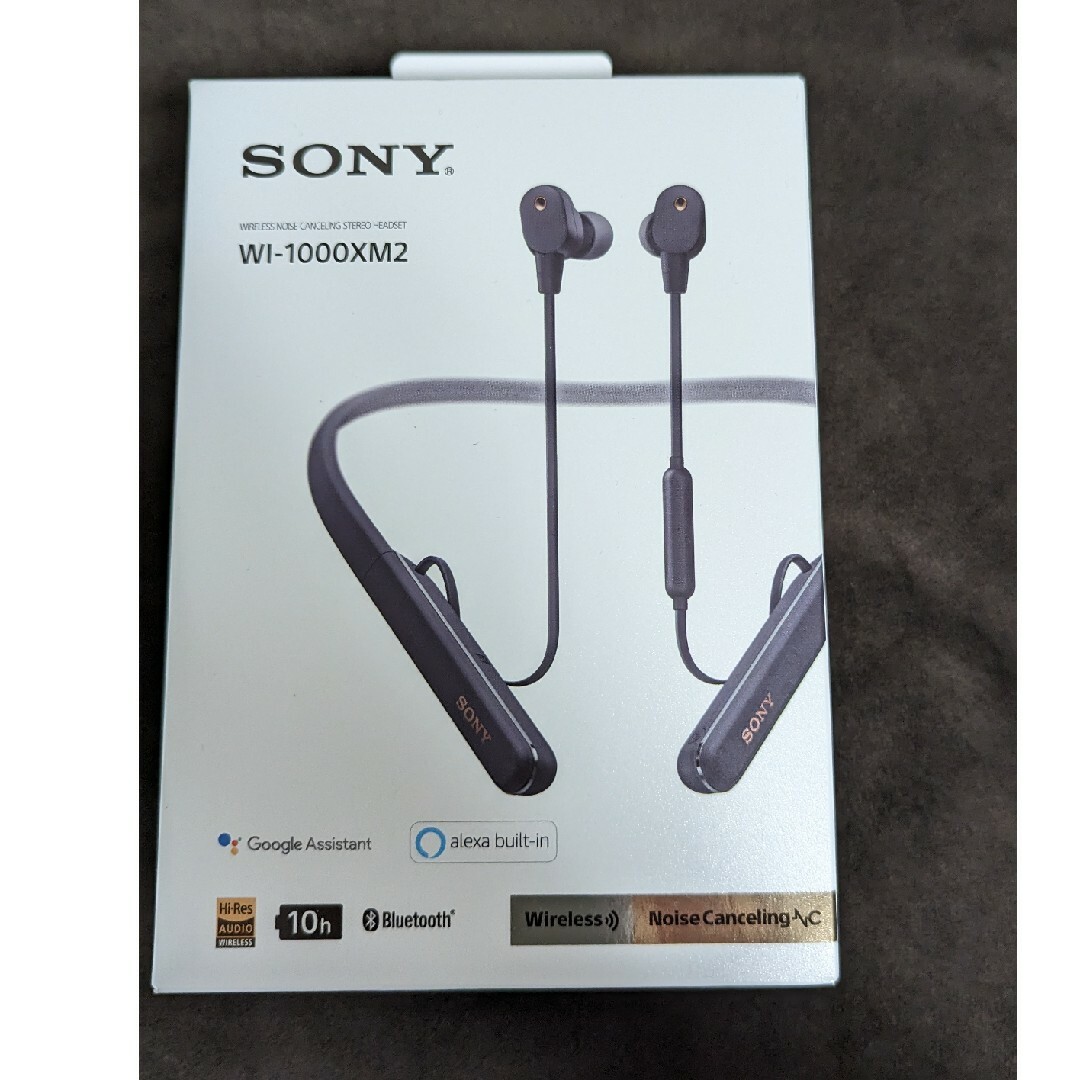 SONY(ソニー)のSONY ブルートゥースイヤホン WI-1000XM2(B) スマホ/家電/カメラのオーディオ機器(ヘッドフォン/イヤフォン)の商品写真