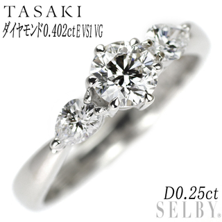TASAKI - タサキ ダイヤ 0.36ct ウエーブ リング 11号 K18YG 新品仕上 ...