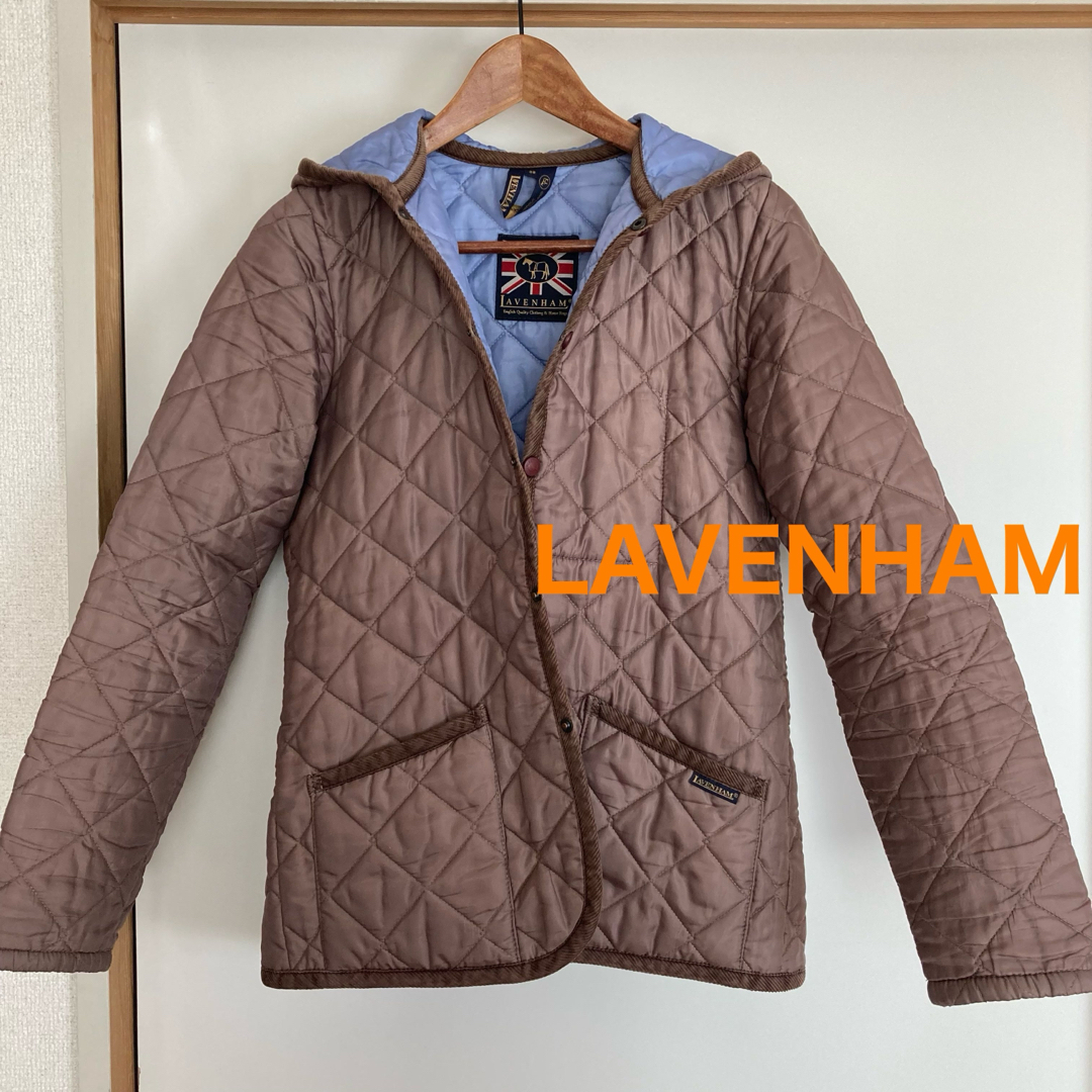 LAVENHAM(ラベンハム)のLAVENHAM ラベンハム キルティングジャケット 38 モカブラウン レディースのジャケット/アウター(ナイロンジャケット)の商品写真