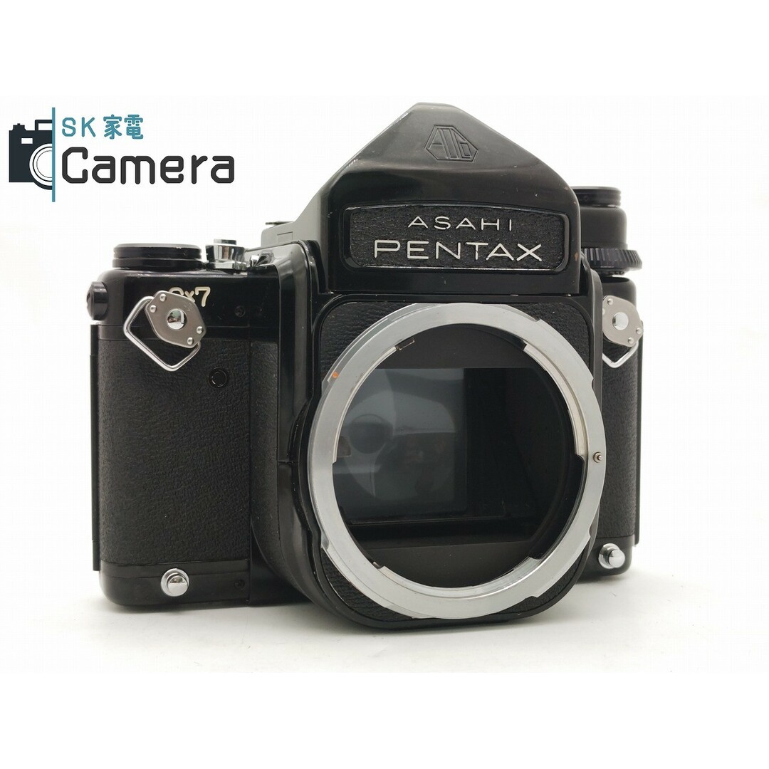 PENTAX(ペンタックス)のPENTAX 6ｘ7 TTL 前期 シャッター 露出 動作 ペンタックス ストラップ付 バケペン スマホ/家電/カメラのカメラ(フィルムカメラ)の商品写真