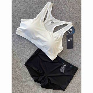 リーボック(Reebok)のReebok スポーツブラ ショーツ セット LLサイズ(トレーニング用品)